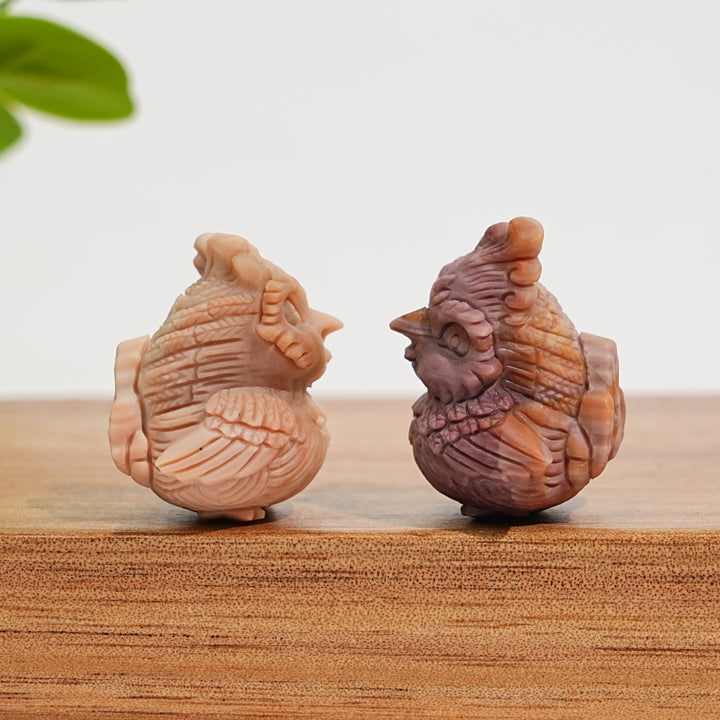 Natural Crystal Alashan Agate Cute Phoenix