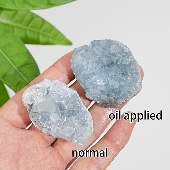 Natural Celestite Raw Crystal Cluster