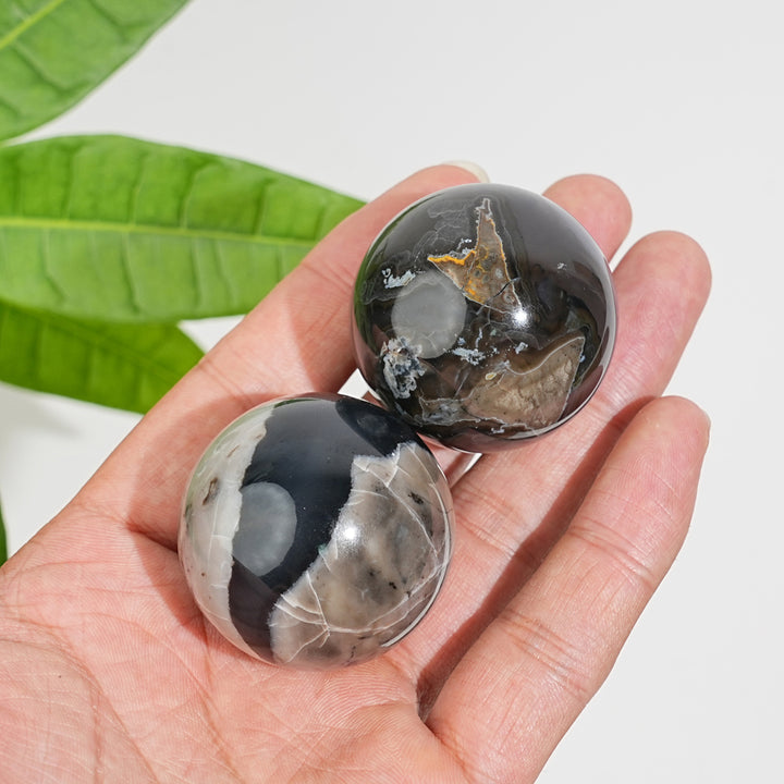 Natural Volcanic Agate Sphere