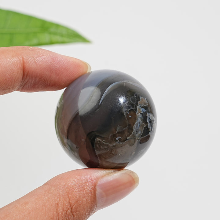 Natural Volcanic Agate Sphere