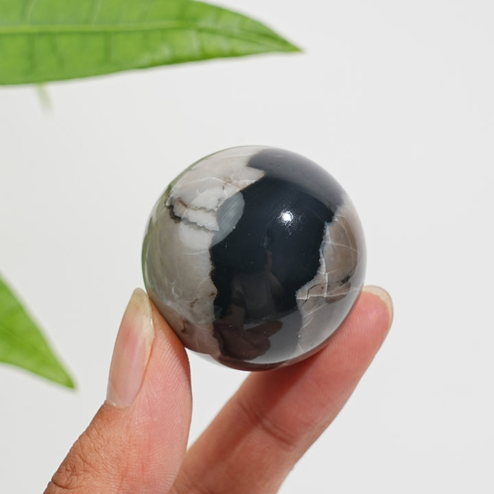 Natural Volcanic Agate Sphere