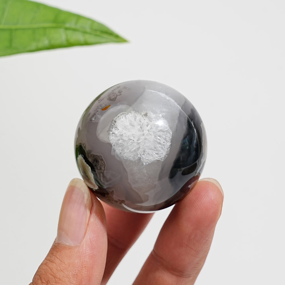 Natural Volcanic Agate Sphere