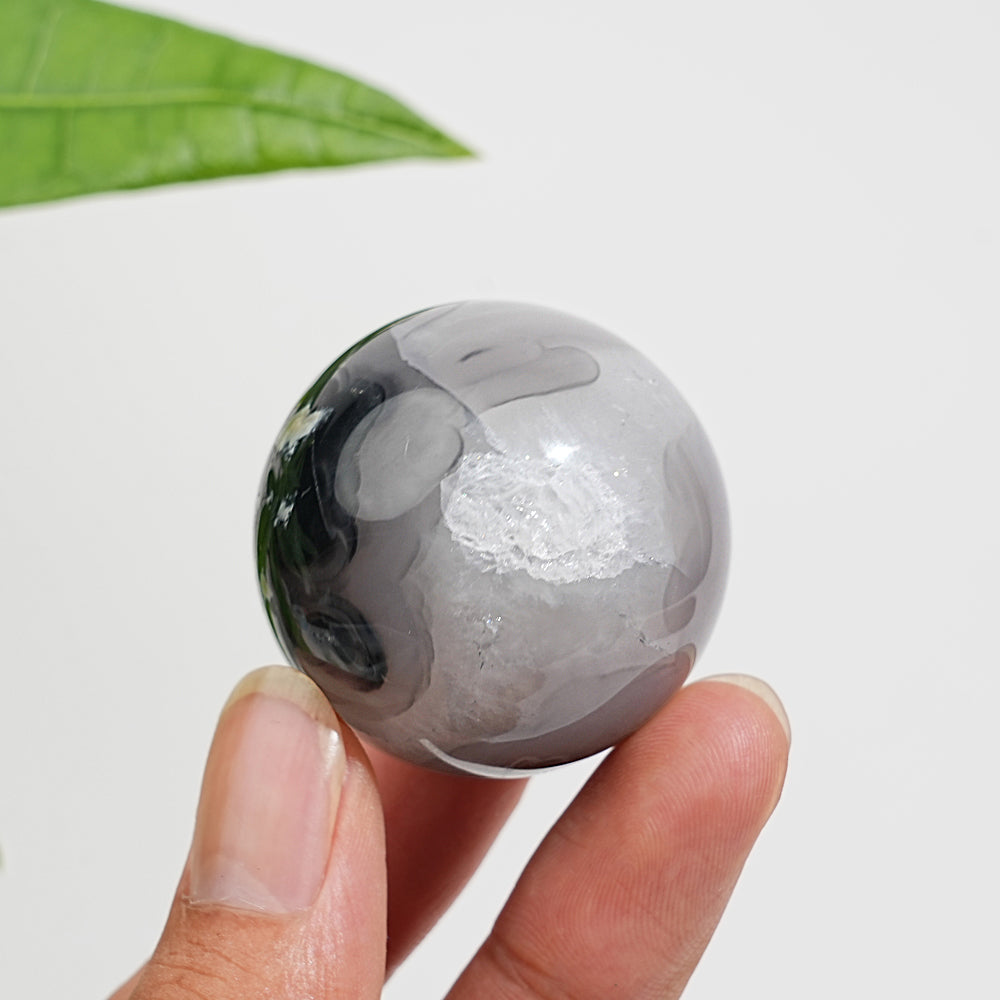 Natural Volcanic Agate Sphere