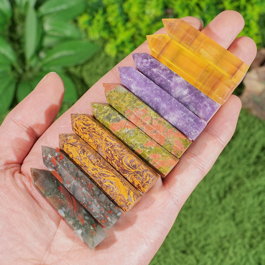 Natural Crystal Carving Mini Point