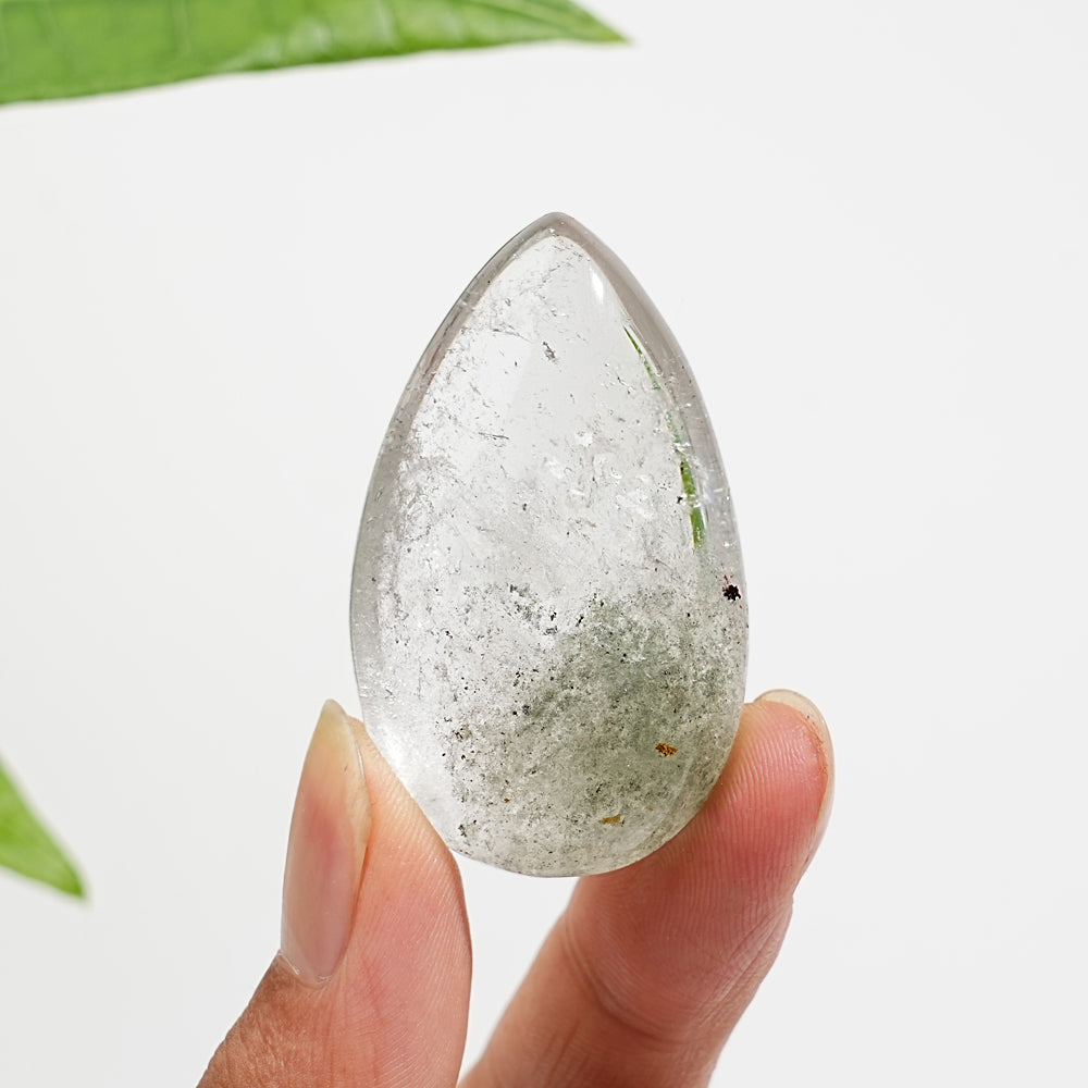 Unique,Natural Crystal Garden Quartz Teardrop