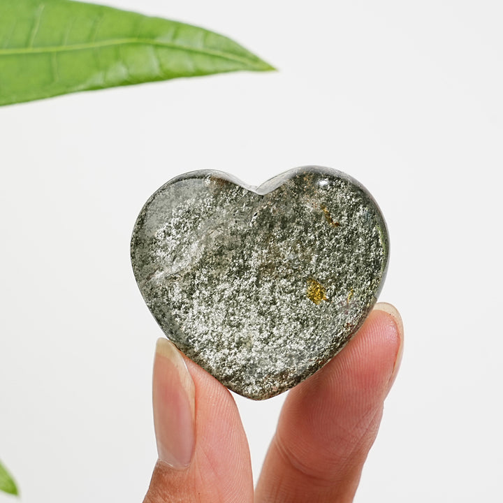 Unique,Natural Crystal Garden Quartz Heart
