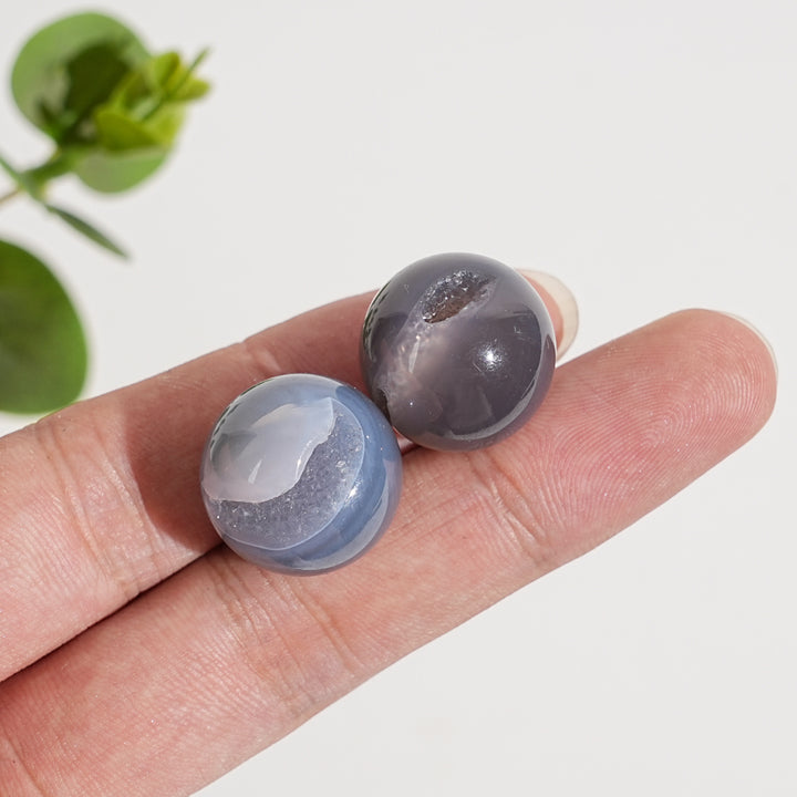 Natural Crystal Agate Mini Sphere
