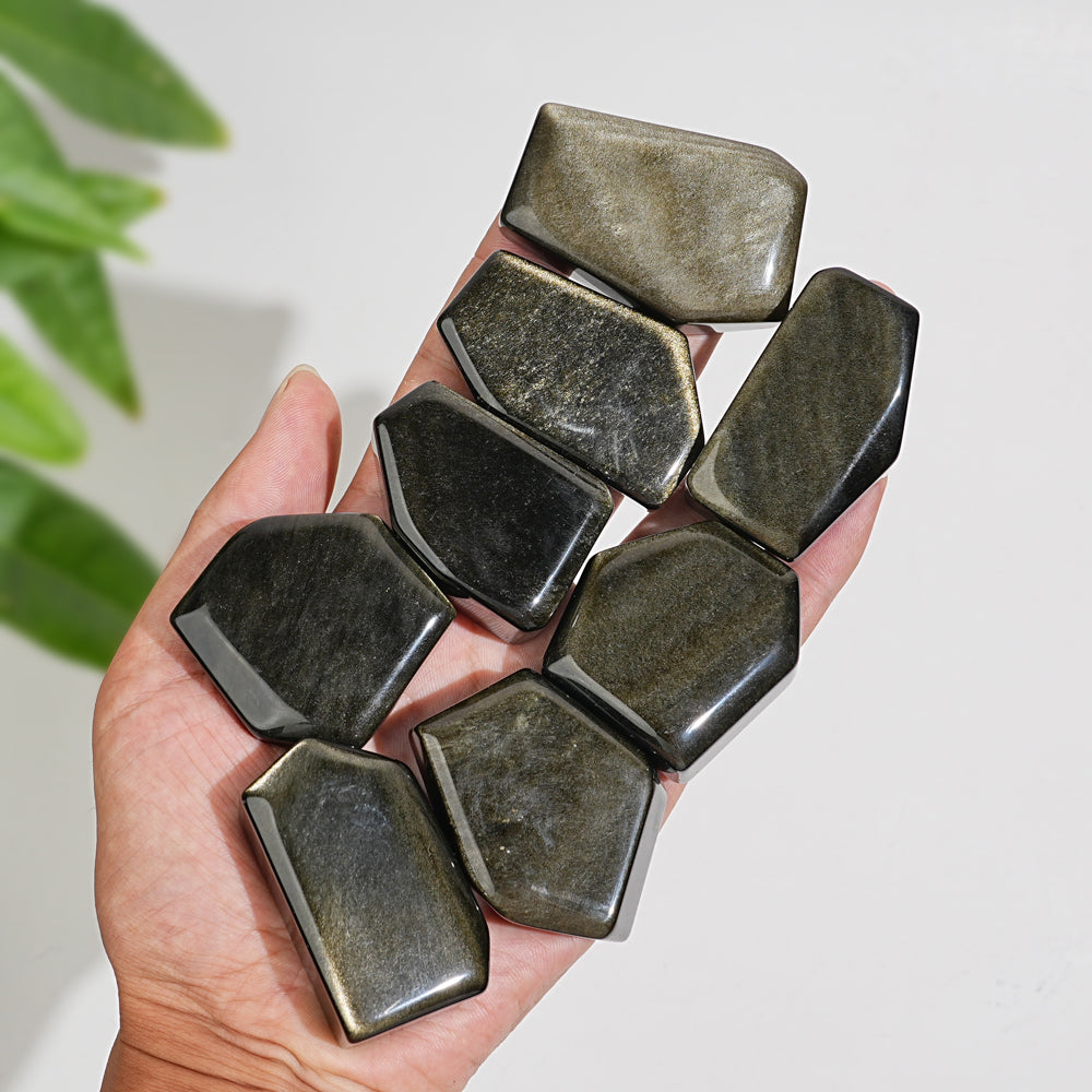 Natural Crystal Golden Obsidian Freeform