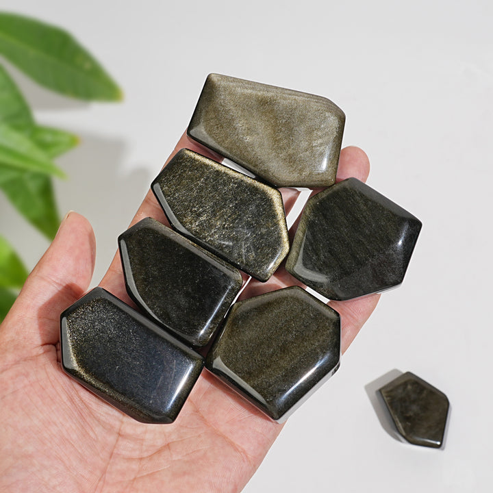 Natural Crystal Golden Obsidian Freeform