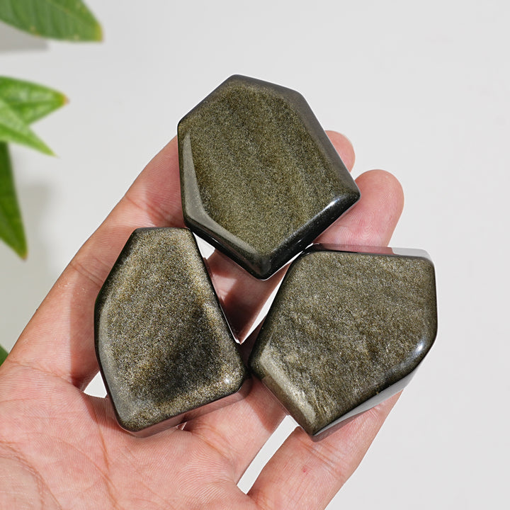 Natural Crystal Golden Obsidian Freeform