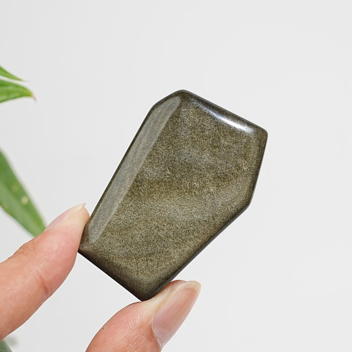 Natural Crystal Golden Obsidian Freeform