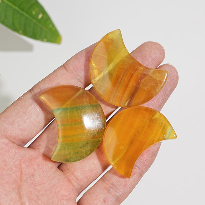Natural Crystal Pineapple Fluorite Moon