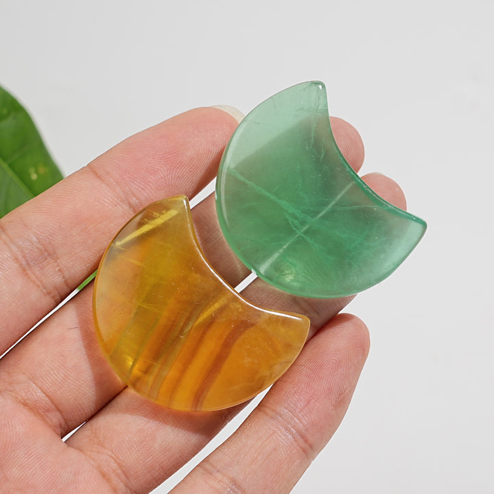 Natural Crystal Pineapple Fluorite Moon