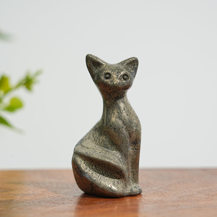 Natural Crystal Pixel Cat