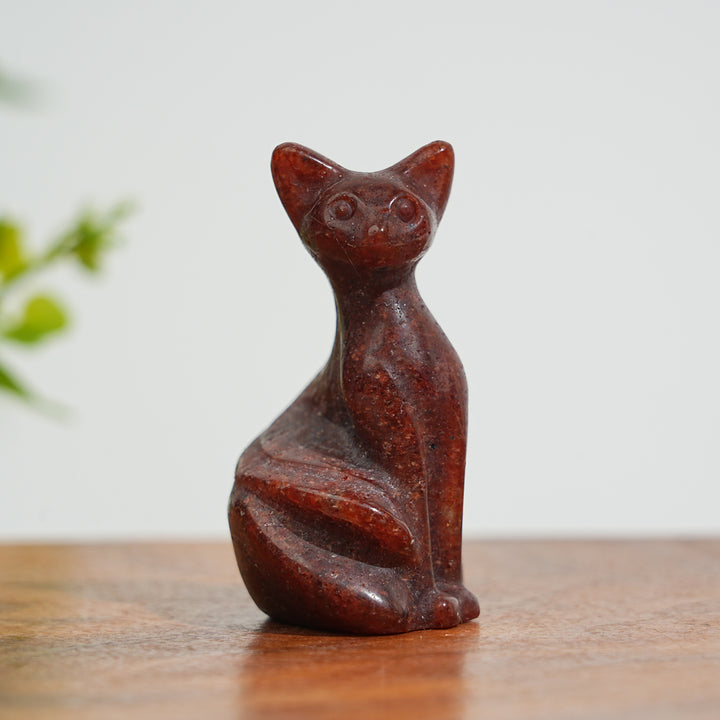 Natural Crystal Pixel Cat