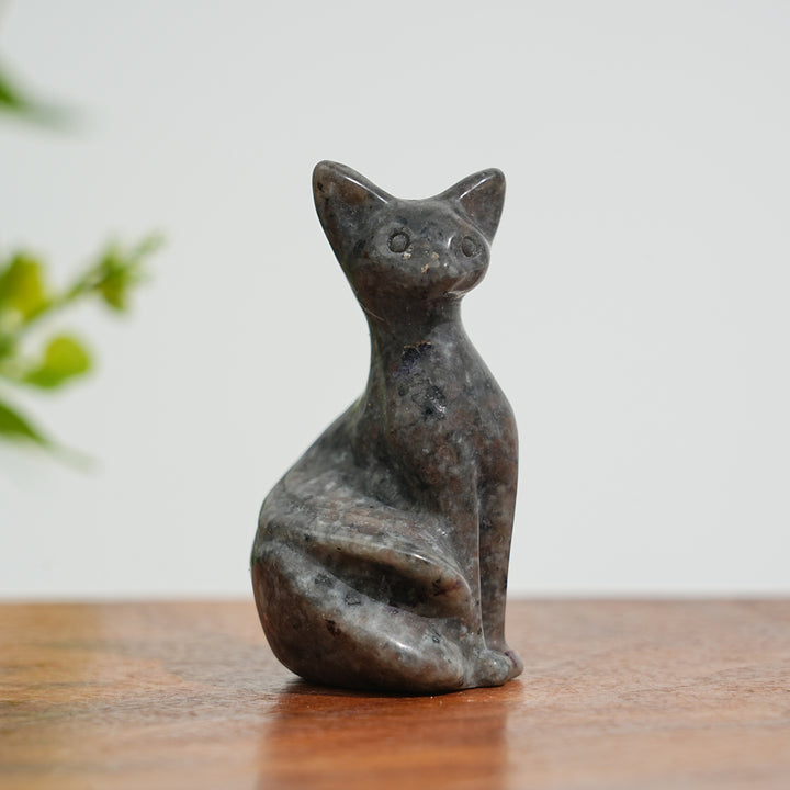 Natural Crystal Pixel Cat