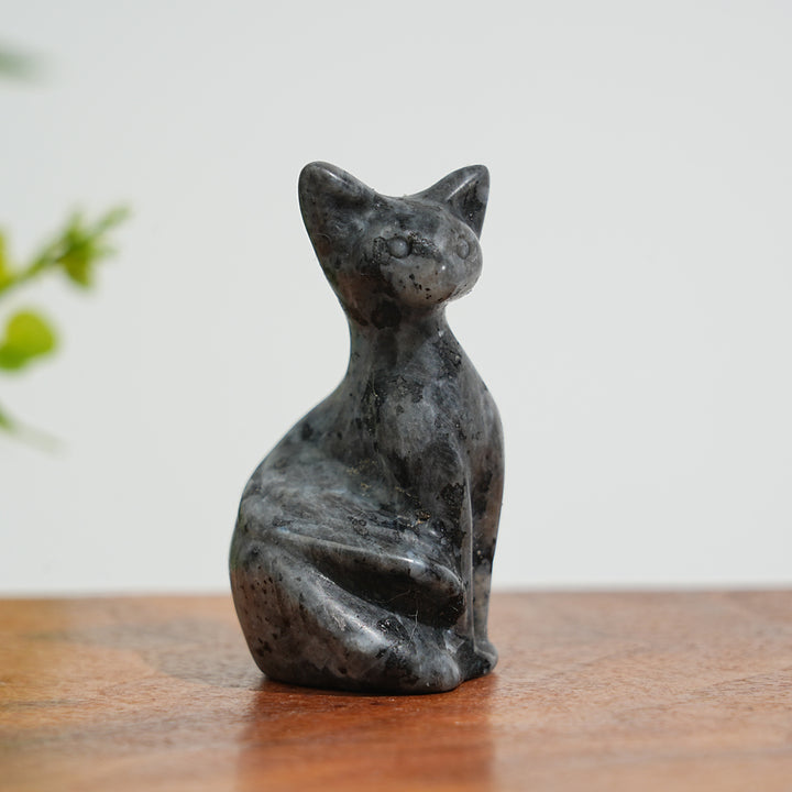 Natural Crystal Pixel Cat