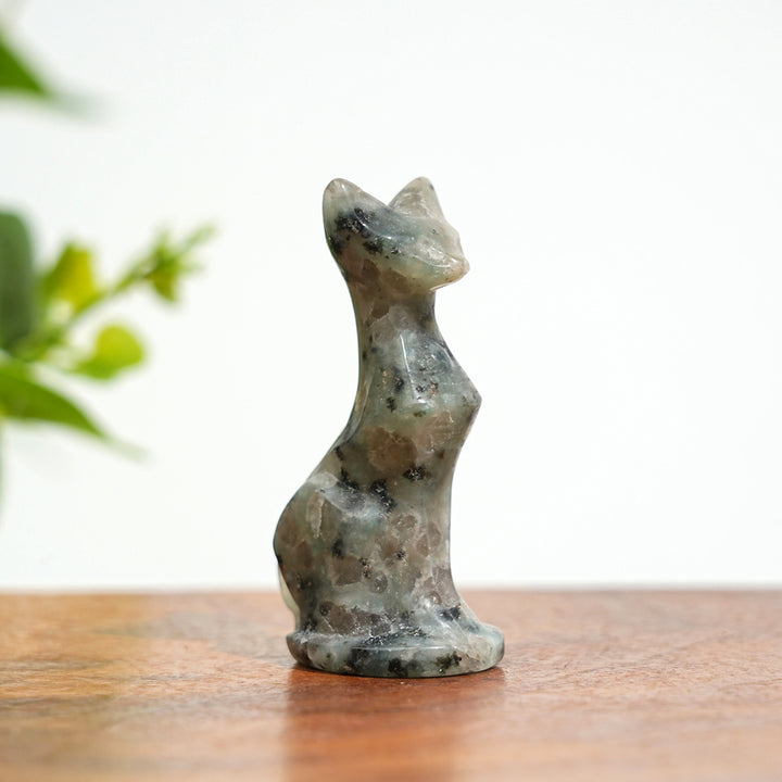 Natural Crystal Carving Robot Cat