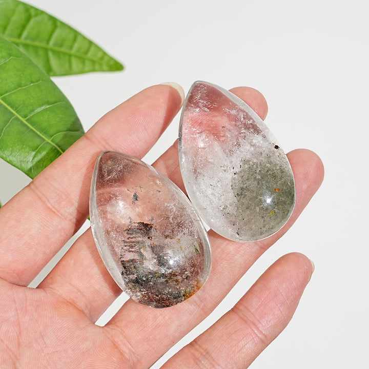 Unique,Natural Crystal Garden Quartz Teardrop
