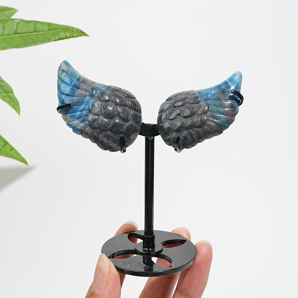 Unique,Natural Crystal Trolleite Angel Wing Display