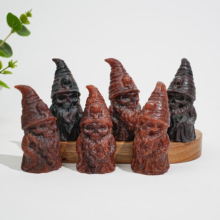 Natural Crystal Gnome Wizard