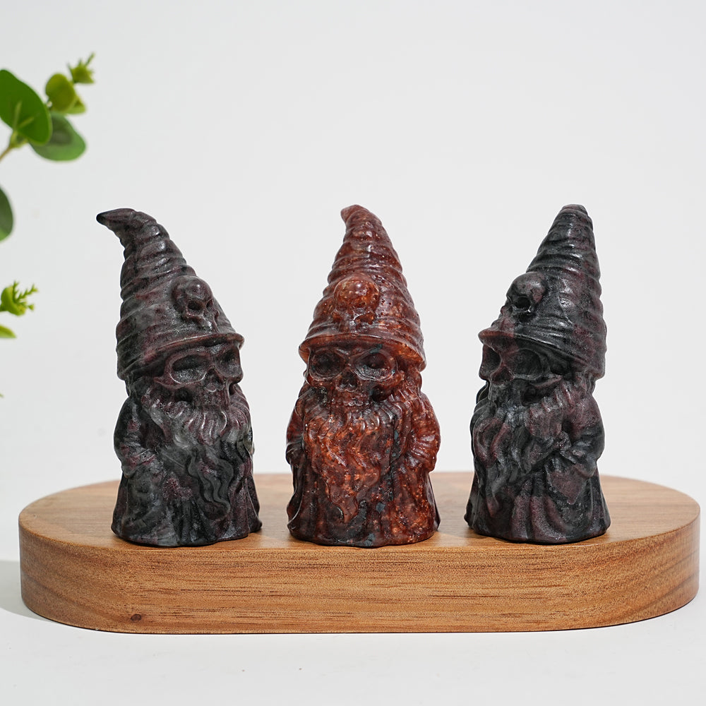 Natural Crystal Gnome Wizard