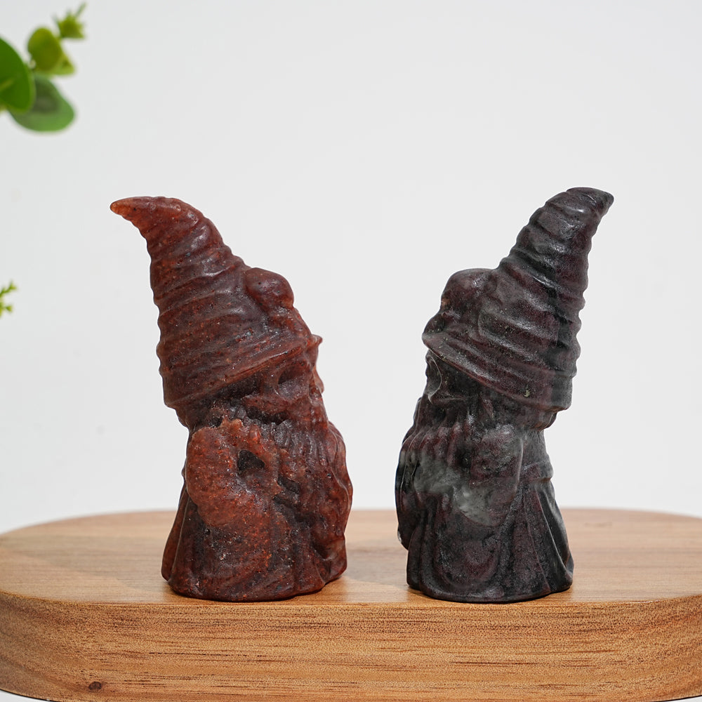 Natural Crystal Gnome Wizard