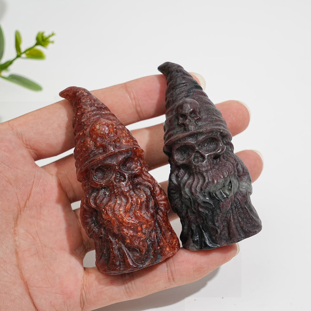 Natural Crystal Gnome Wizard
