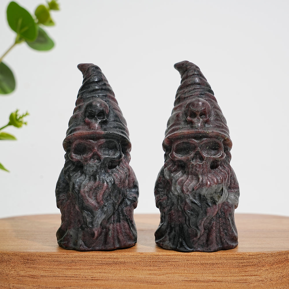 Natural Crystal Gnome Wizard
