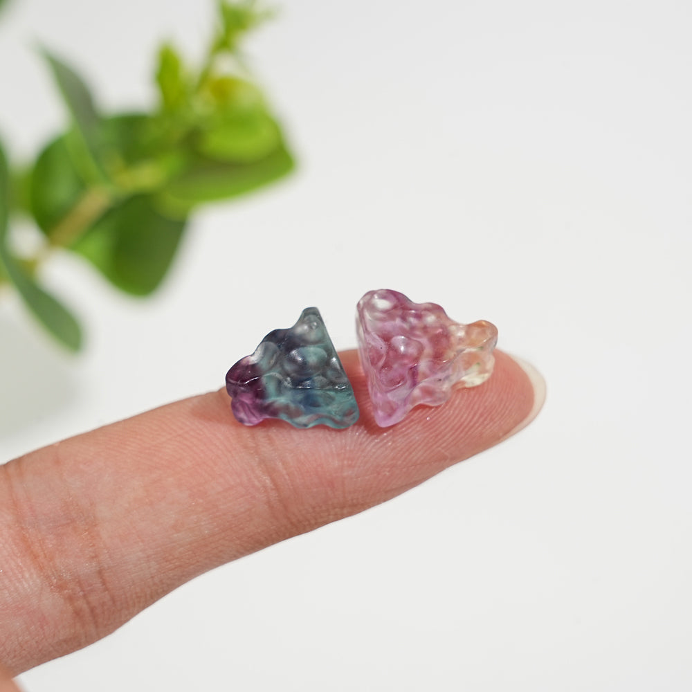 Natural Crystal Delicate Mini Fluorite Carving