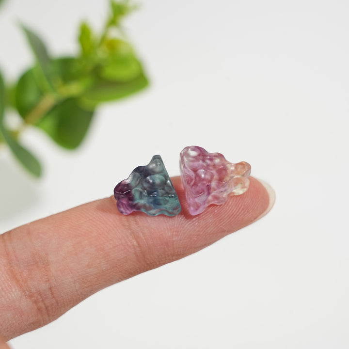 Natural Crystal Delicate Mini Fluorite Carving