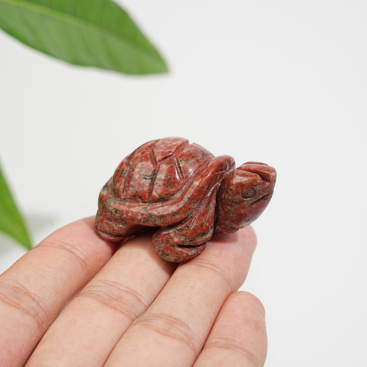 Natural Crystal Carving Turtle