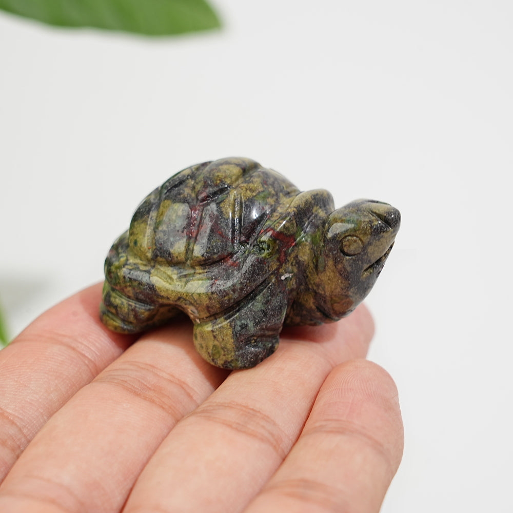 Natural Crystal Carving Turtle