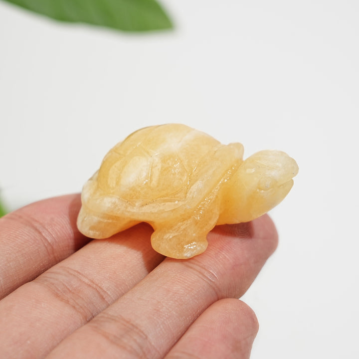 Natural Crystal Carving Turtle
