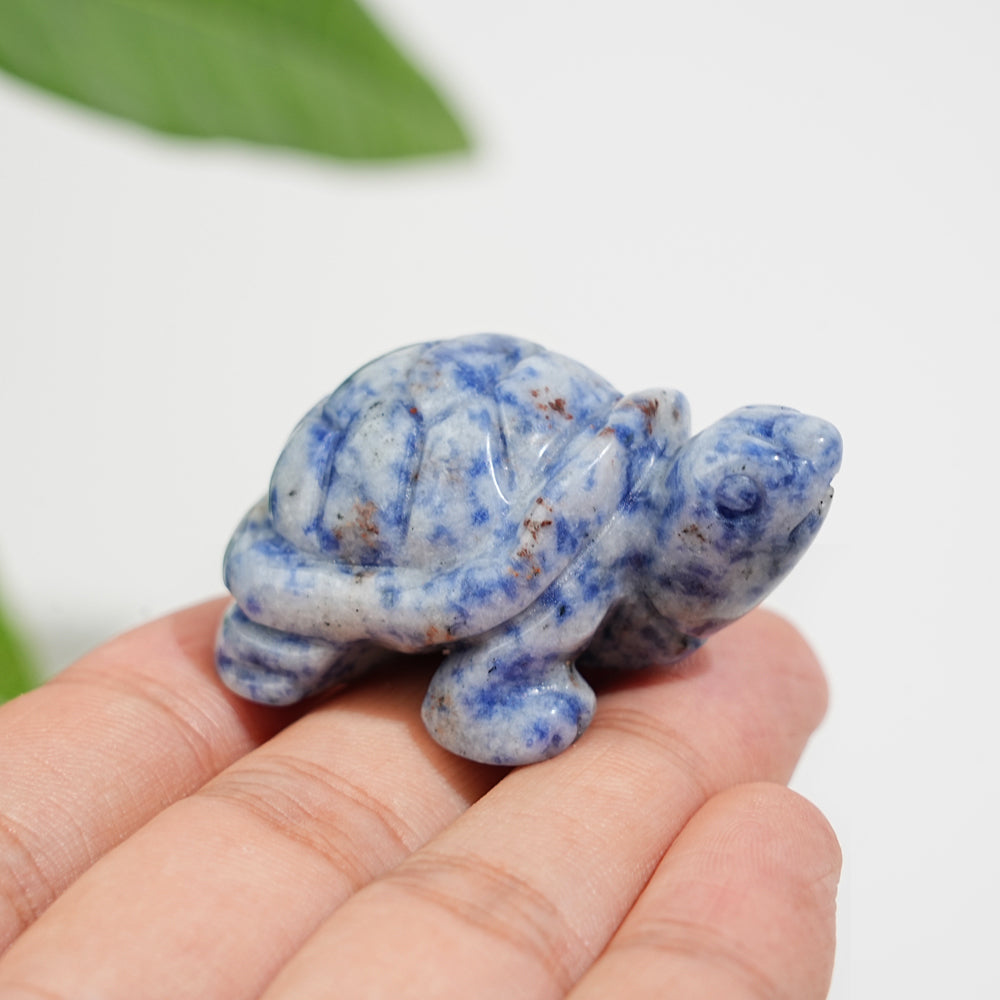 Natural Crystal Carving Turtle