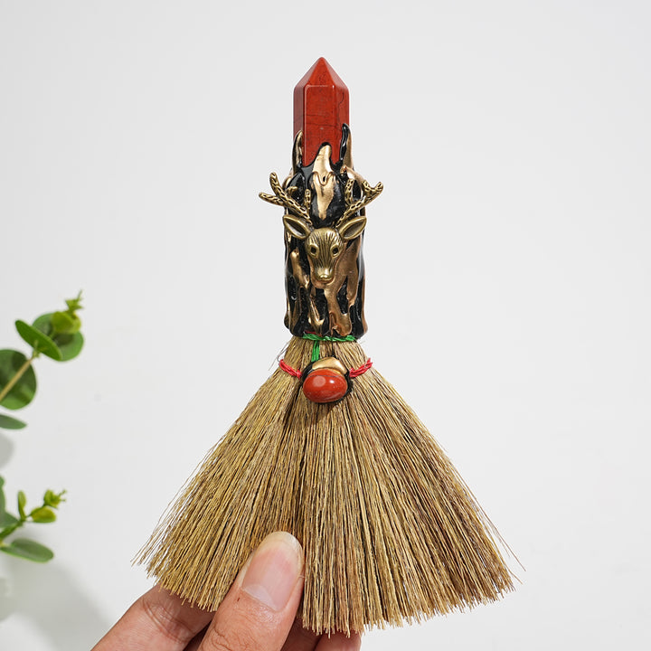 Natural Crystal Broom Wand