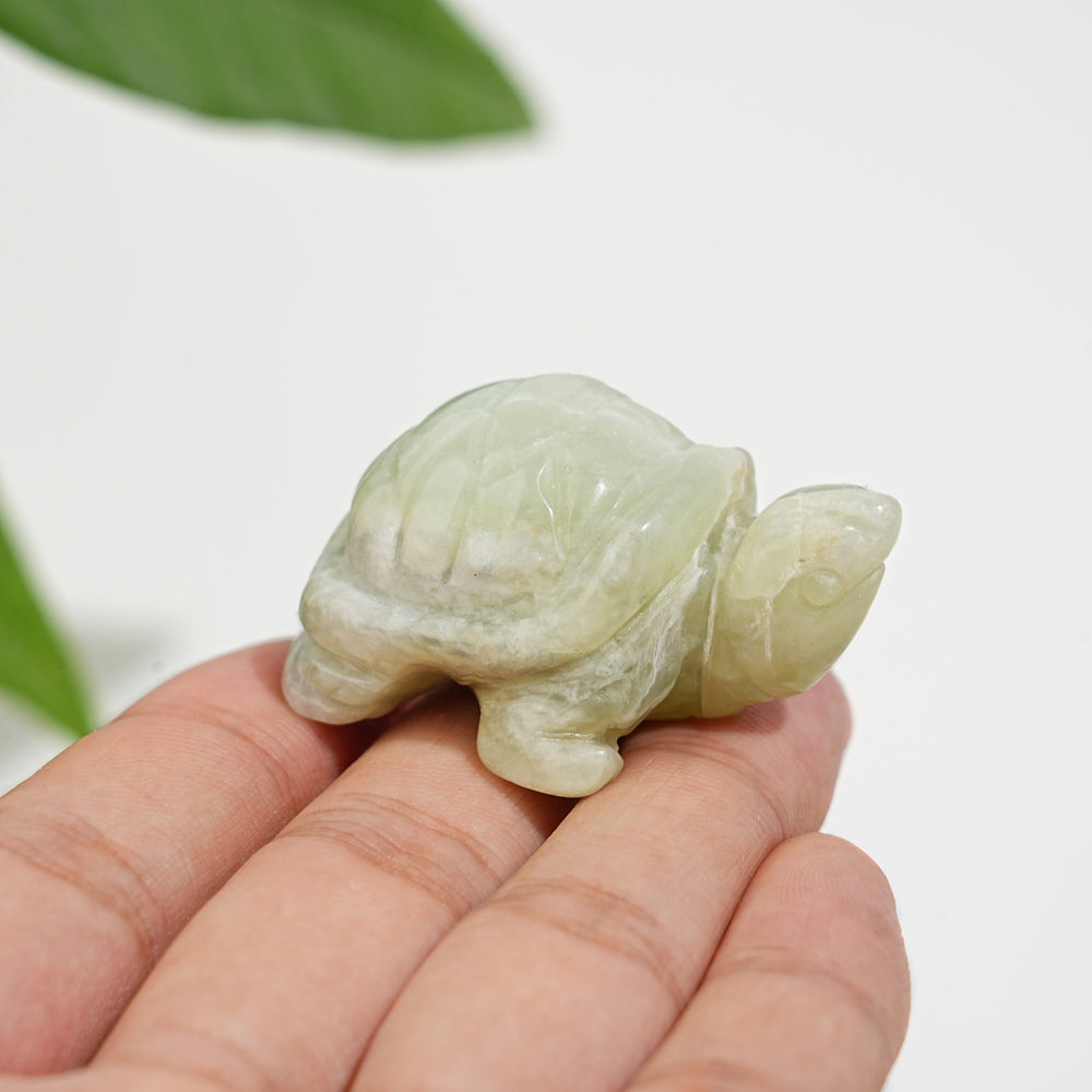 Natural Crystal Carving Turtle
