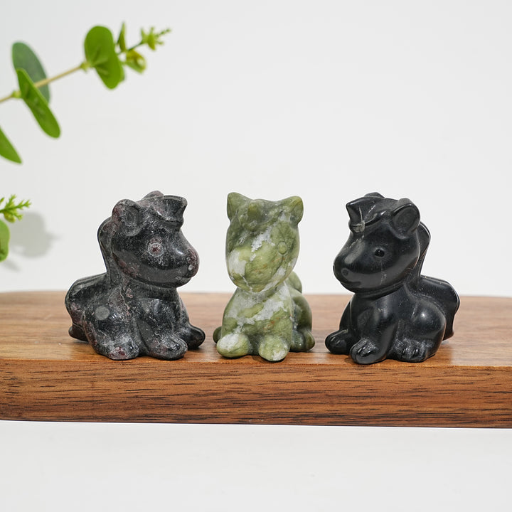 Natural Crystal Lovely Unicorn Carving
