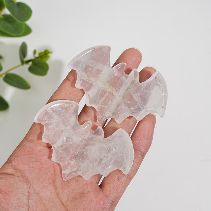 Natural Crystal Carving Delicate 3D Bat