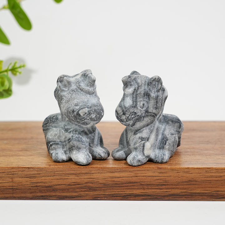 Natural Crystal Lovely Unicorn Carving
