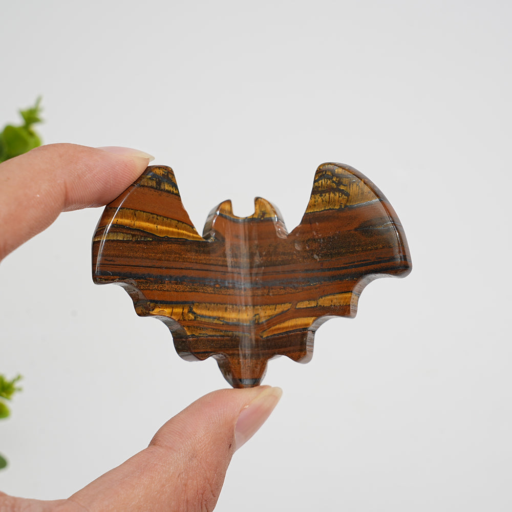 Natural Crystal Carving Delicate 3D Bat
