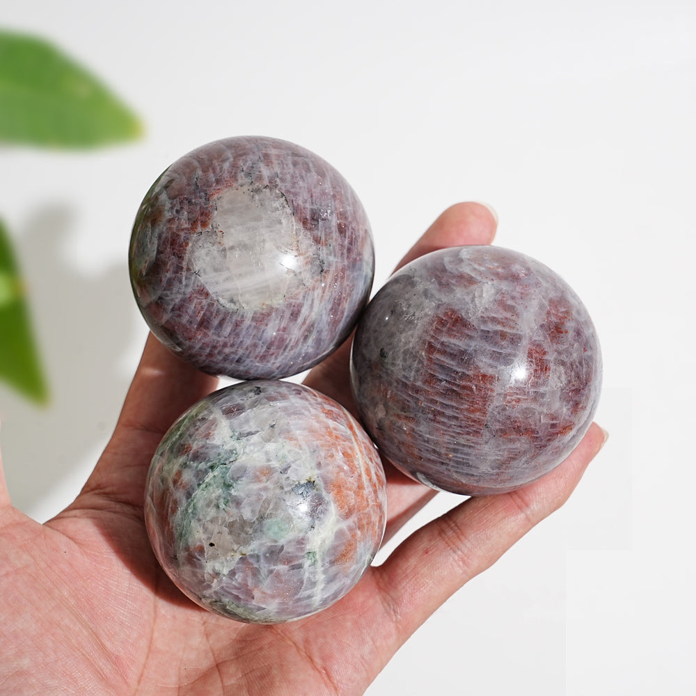 Natural Crystal Bloodshot Iolite Sphere