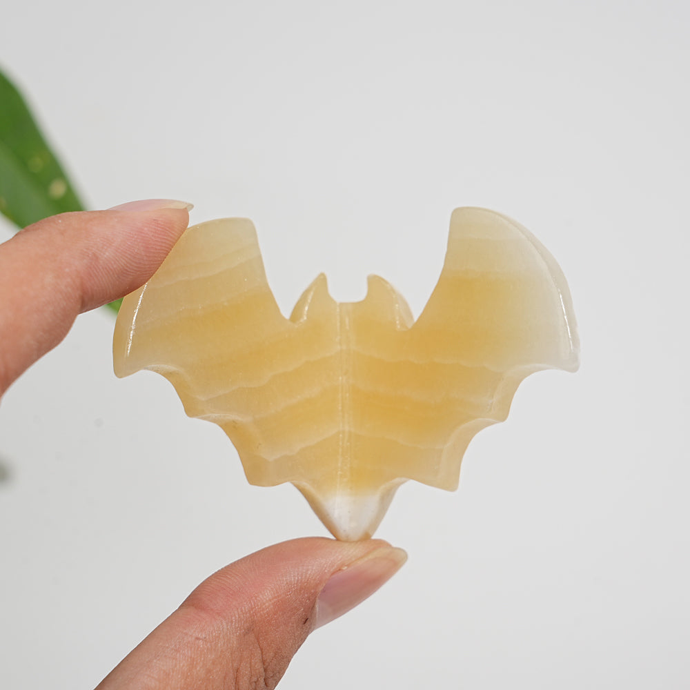 Natural Crystal Carving Delicate 3D Bat