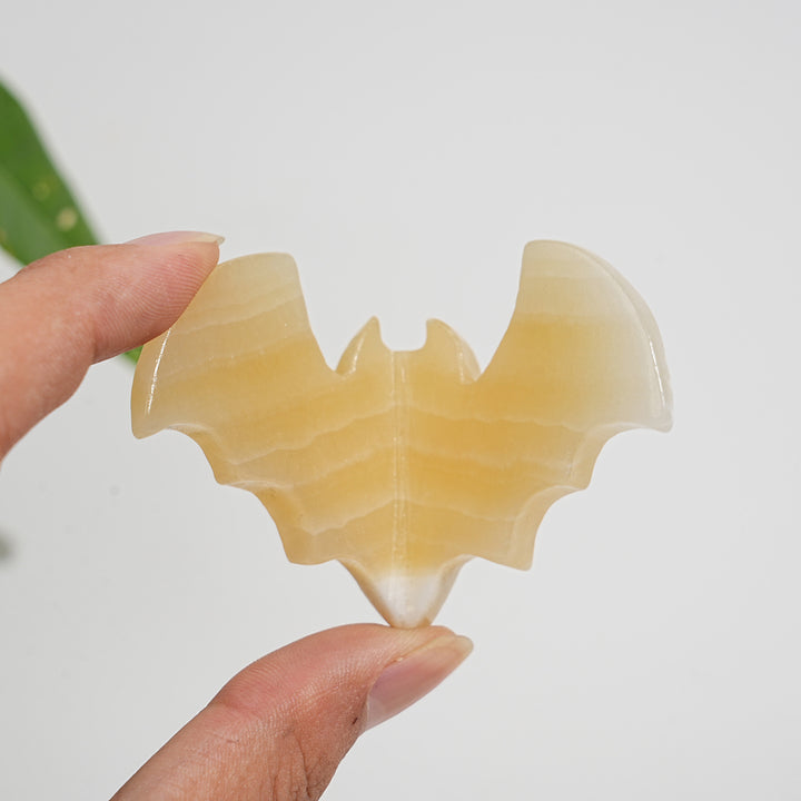 Natural Crystal Carving Delicate 3D Bat