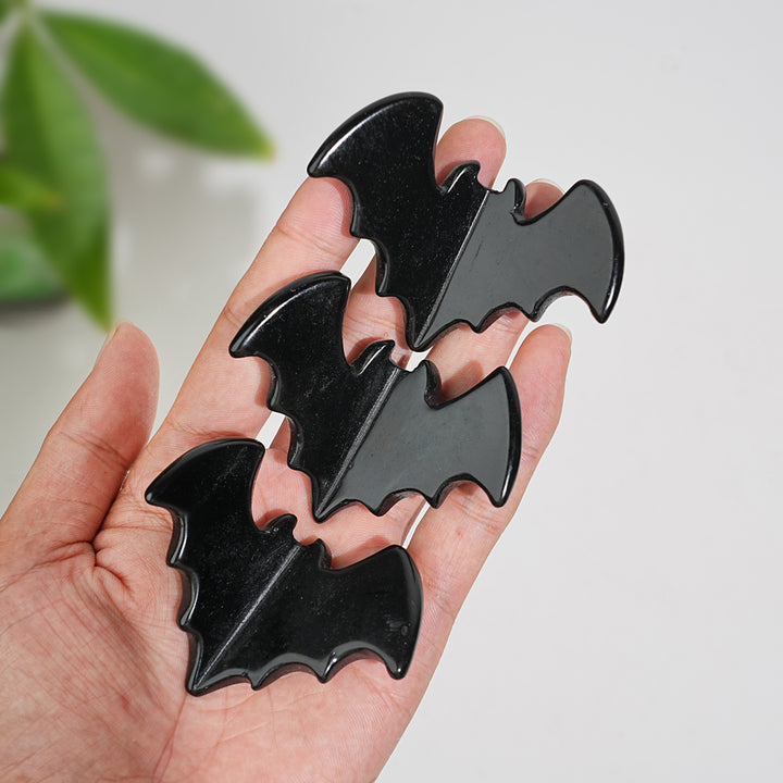 Natural Crystal Carving Delicate 3D Bat