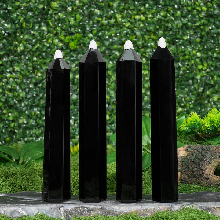 Natural Crystal Carving Obsidian Point