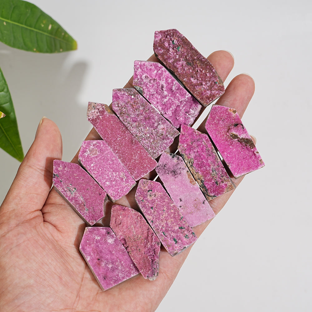 Natural Crystal Cobalt Calcite Freeform