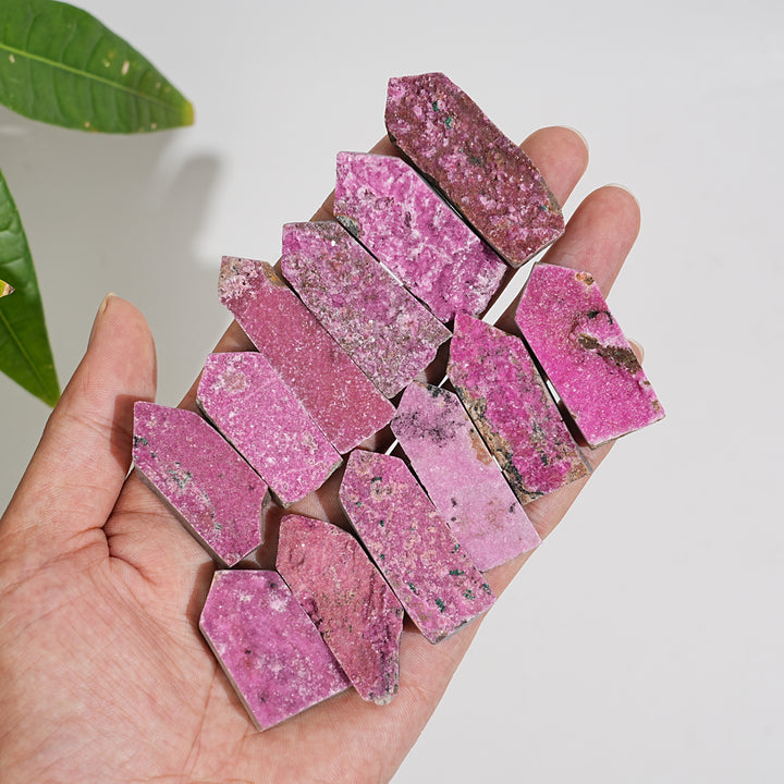 Natural Crystal Cobalt Calcite Freeform