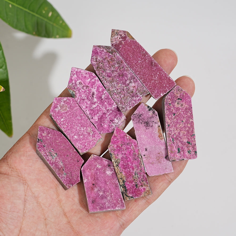 Natural Crystal Cobalt Calcite Freeform