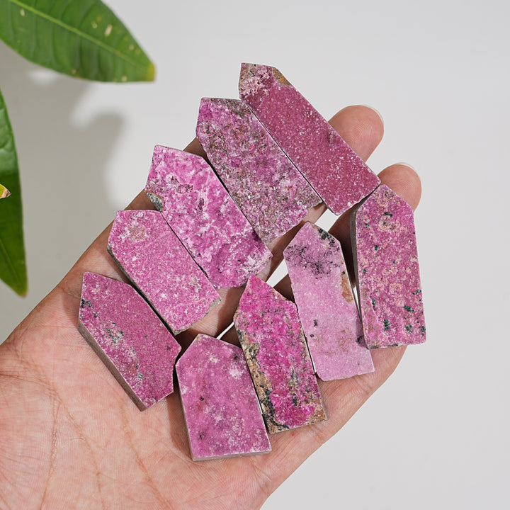 Natural Crystal Cobalt Calcite Freeform